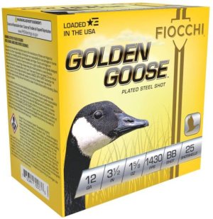 Fiocchi 1235GGBB Golden Goose 12Ga 3.5" 1 5/8oz BB Shot 25/Box