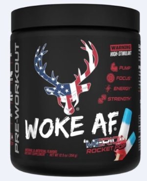Bucked Up Woke AF Rocket Pop Pre Workout 30 Servings