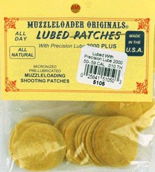 M-Loader Original Wonder Patch .50-.59 .010 100pk Cotton Patches