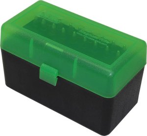 MTM Case-Gard Ammo Box 50rd Flip Top 300 WSM Green/Black