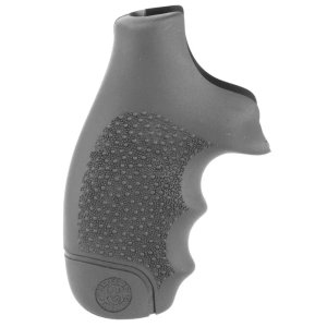 Hogue 60000 Overmolded Monogrip Black Cobblestone S&W J-Frame Round Butt
