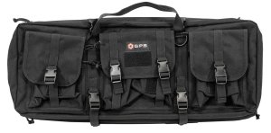 GPS GPS-DRC28 Double Rifle Case 600D Polyester Black 2-Pistol Sleeves