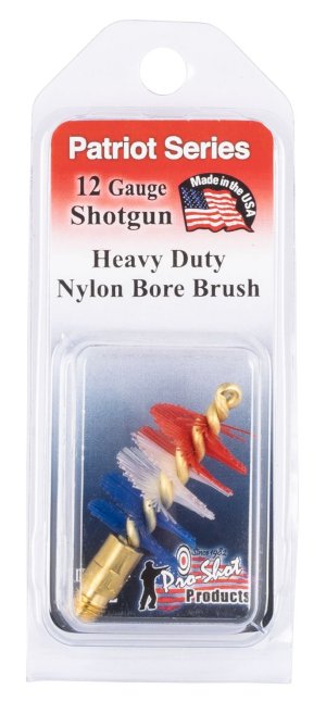 Pro-Shot PS12 Patriot 12 Gauge Shotgun Bore Brush - Nylon Bristles & Brass