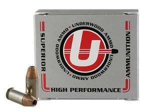 Underwood 141 380ACP+P 90gr JHP 20Rd Nickel-Plated Brass