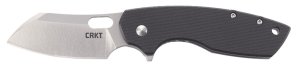CRKT Pilar Large 2.67" Satin Blade Black G10 Handle Folding Knife