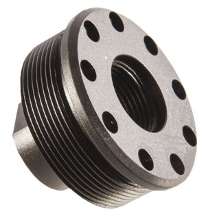 Silencer Co Alpha Direct Thread Mount, Black, 1/2x28, Solid Steel