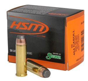 HSM 454C5N20 Pro Pistol 454 Casull 300 gr Jacketed Soft Point 20 Rounds