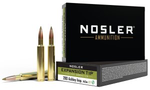 Nosler 40067 E-Tip .280 Ackley Imp 140 gr Lead-Free 20 Rounds