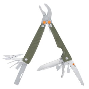 SOG Tellus Multi-Tool OD Green 16-Function Pocket Stainless Steel