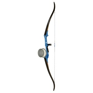 Fin-Finder Bank Runner 58In 35lb Right-Hand Recurve Bow Blue