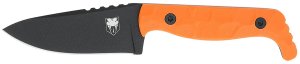 CobraTec CTKPORG KingPin EDC 4" D2 Steel Blade, Blaze Orange G10 Handle
