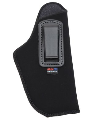 GrovTec GTHL14115R IWB Holster Black Suede Right Hand Large Semi-Auto