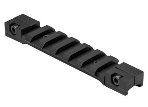 NcSTAR EDEMO 3/8in Dovetail to Picatinny Adapter Black Short