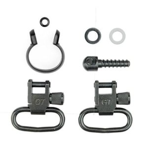 GrovTec US Barrel Band Swivel Set - .430-.445in Black