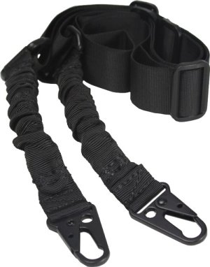 J&E Machine Tech Sling 2 Point Bungee Black TSSL9B