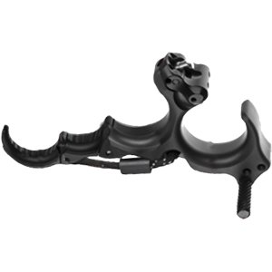 Tru Ball THBF-BT-L HBC Flex 3-Finger Release, Black Tungsten, Large