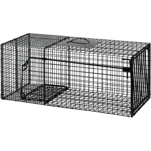 Bridger CCT-002 12x12x29 In HD Coon Cage Trap Galvanized Black