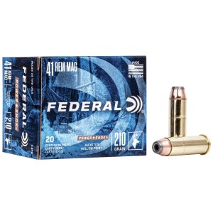 Federal C41A 41 Remington Magnum 210 Grain Jacketed Hollow Point 20 Rounds