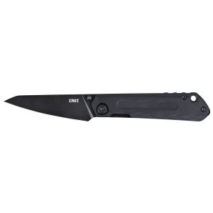 CRKT 2670 Straight Knife 2.6" Plain Edge Black G10 D2 Handle