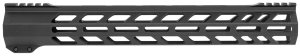 TacFire HG20HP30815 15 in M-Lok Handguard 308 Win Black Anodized Aluminum