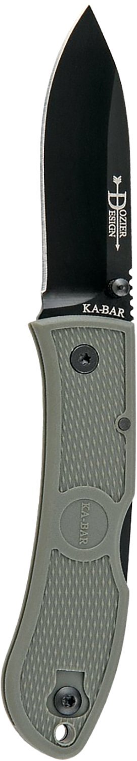 Ka-Bar 4062FG Dozier Hunter 3" AUS-8A Blade Foliage Green Handle