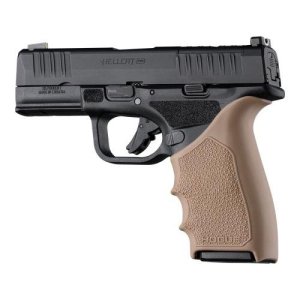 Hogue 18323 Beaver Tail Grip Sleeve Hellcat Pro FDE Cobblestone