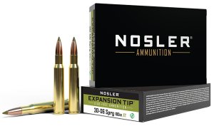 Nosler 40037 E-Tip 30-06 SPRG 180gr Lead-Free Rifle Ammo 20 Rounds