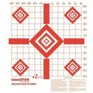 Champion Redfield Sight-In Diamond Paper Pistol Rifle Target 16x16 47387