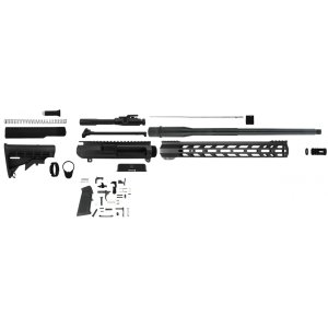TacFire AR-10 .308 / 7.62x51 Unassembled Rifle Kit w/ Lower Parts Kit without Forward Assist - 20"