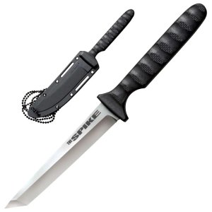 Cold Steel CS-53NCT Spike 4 In Tanto Fixed Blade Knife Griv-Ex