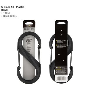 Nite-Ize Dual Carabiner Plastic SBP8-03-01BG Keychain Utility
