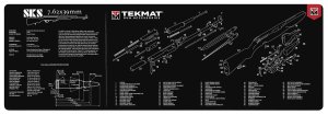 TekMat TEKR36SKS SKS Gun Cleaning Mat 12"x36"x1/8" Rubber Surface