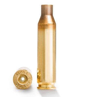 Alpha Munitions AM260100 Unprimed Brass Cartridge Cases .260 Rem 100/Box