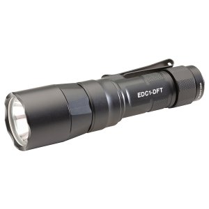 SureFire EDC1-DFT-BK Dual-Fuel Everyday Carry Light 18350/123 - Black