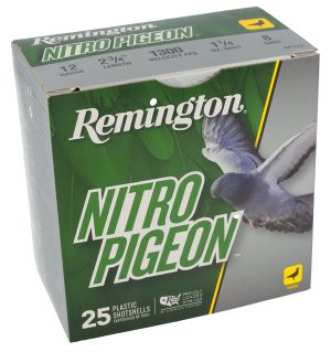 Remington Nitro Pigeon 12 Gauge 2-3/4 1-1/4oz #8 25/ct R28682