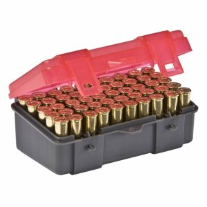 Plano Cartridge Box .38-.35 Cal 50-Round Plastic Ammo Case