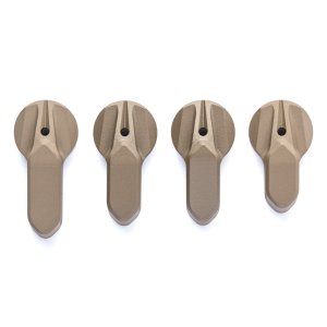 Radian R0015 Talon 45/90 Ambidextrous AR-15 Safety, 4 Lever, FDE