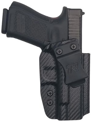 ROUNDED GLK192332CFRHVAR Kydex IWB Black Fits Glock 19 BeltClip