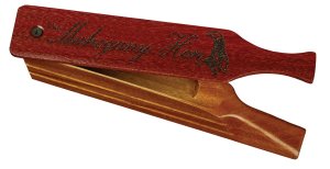 Woodhaven Calls WH345 Mahogany Hen Box Call Purple Heart Lid