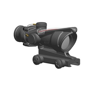 Trijicon ACOG 4X32 TA31RCO-M855 Red Horseshoe Reticle 6in Black 14.2oz