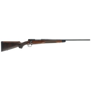 Winchester Model 70 Super Grade 7mm Rem Mag Caliber Bolt Action Rifle with 3+1 Capacity, 26" Barrel, High Gloss Blued Metal Finish & Satin Black Walnut Stock