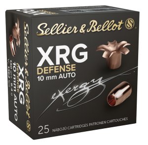 Sellier & Bellot SB10XA 10mm Auto 130gr Solid Copper HP Ammo 25 Rounds