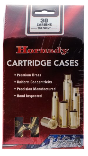 Hornady 8650 30 Carbine Unprimed Cases 200 Count Brass