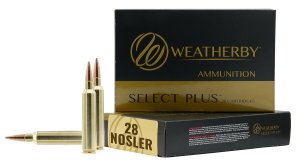 Weatherby Select Plus 28 Nosler 150 Grain Swift Scirocco F28NOS150SCO