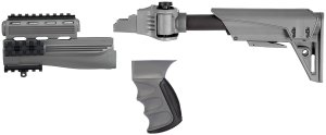 ATI Outdoors C2401250 S-Force Gray AK-47 Adjustable Folding Stock System
