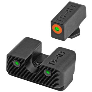TRUGLO TG231G1C Glock 34 Night Sights Green Tritium Black Nitride