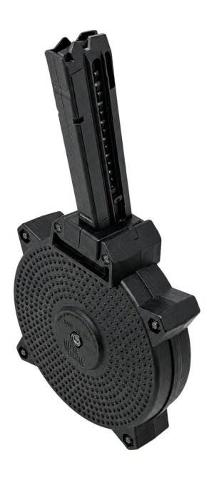 ProMag DRM-A127 Taurus TX22 .22 LR 52-Round Drum Magazine Black