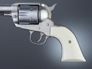 Hogue 83570 Ruger Blackhawk/Vaquero Ivory Polymer Cowboy Panels