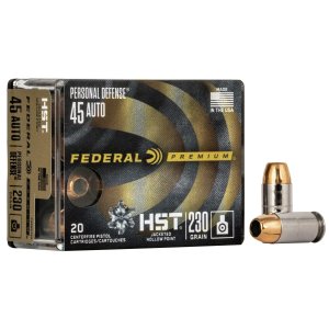 Federal Premium Ammunition HST .45 ACP 230gr JHP 20 Rounds
