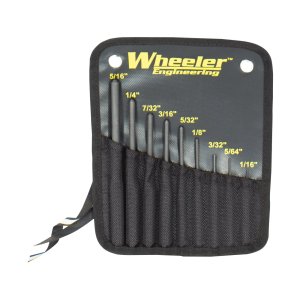 Wheeler 204513 Roll Pin Punch Set 9 Pieces Steel Nylon Pouch